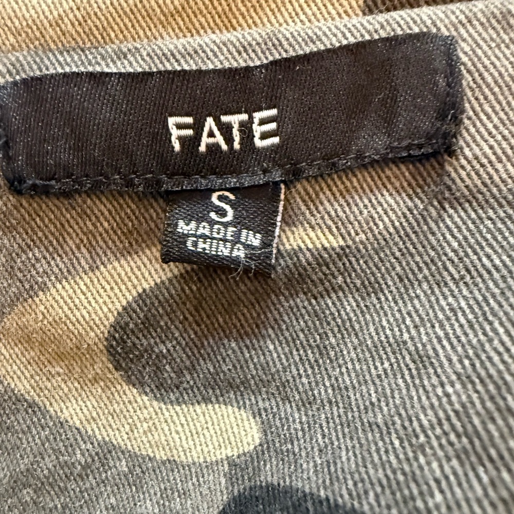 Fate Camouflage Utility Anorak Jacket Camo Military Grunge Anorak Size Small - Picture 11 of 16
